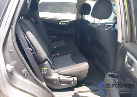 2017 Nissan Pathfinder Sv из США, поврежденный, VIN 5N1DR2MM4HC611218